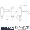 Bristan Casino Cascade Bath Filler Dimensions